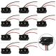 10 pcs 3 pin Right Angle Pigtail with PL-10 for Sealed Trailer Stop, Turn and Tail Lights