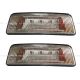 2 Pieces - LED Front Fender Side Turn Signal Marker Indicator Clear/Amber Light (Fit: 13-17 Kenworth T680, 11-15 T700, 14-15 T880, 18-19 W990 )