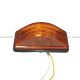 Behind Fender Cab Turn Signal Marker Light with Rubber Grommet - Amber/Amber (Fit: International 9400 9200 8100 8200 8300 Trucks)