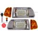 Kenworth T300 LED Headlight with Chrome Bezel & Turn Signal Corner Lamp - Driver & Passenger Side