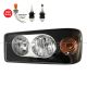 Headlight Lamp - Driver Side (Fit: Mack Granite GU713)