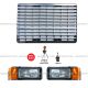 Grille Chrome and Headlight Driver and Passenger (Fit: 1990-2003 Mack CH600 CH612 CH613 SBA Hood Truck , CL600 CL700 )