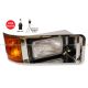 Mack CH613 SBA Inset Bezel Chrome Headlight - Passenger Side