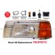 Headlight with Adjusters, Corner Lamp and Chrome Bezel 16-07213 - Driver Side (Fit: Peterbilt 377 Trucks)