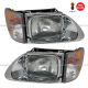 Headlight with CORNER LAMP - Driver & Passenger Side (Fit: International 9200 9400 5900)