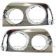 Freightliner Century Truck Headlight Bezel Chrome 96-04 - Driver & Passenger Side … 