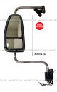 International 9200 9400i 9900i Door Mirror Power Heated Chrome with Arm - Driver Side