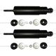 2 Pcs Heavy Duty Front Shock Absorber with Bushing (Fit: NaviStar/International, and Other Trucks) (Replaces:  85316)